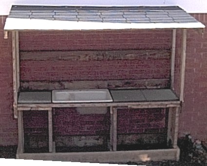 Potting Bench - Counter Top and Roof